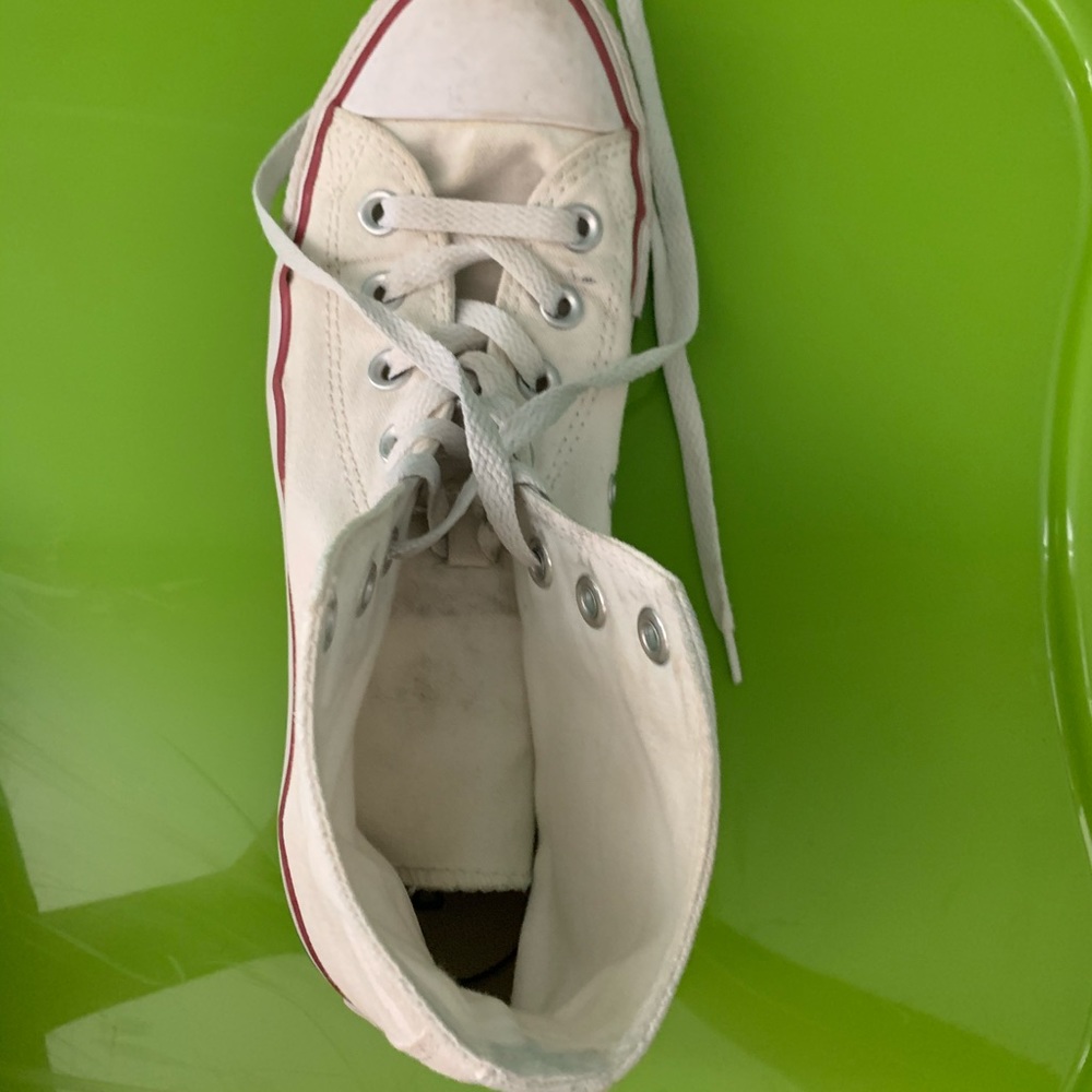 High top white converse